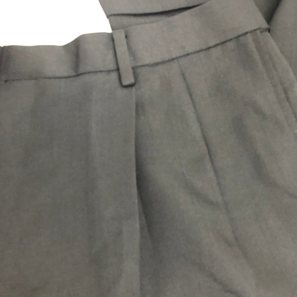 Haggar Men's Textured Stria Pleat-Front Dress Pant - Picture 7 of 8